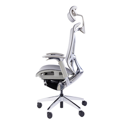 Comfortable Computer Home Office Chair Light Grey Mesh Height Adjustable Seats Ergonomic Office Chairs